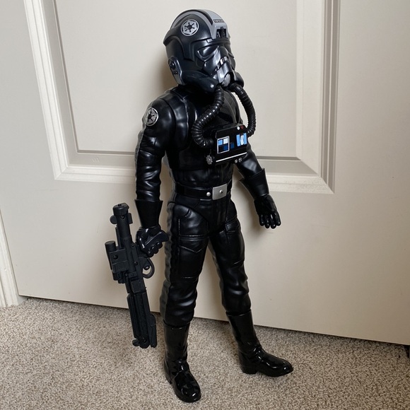 18” Star Wars Rebel Pilot Trooper Black Stormtrooper - Picture 14 of 16